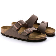 Load image into Gallery viewer, Birkenstock Womens Arizona 2 Strap Sandal  Birkibuc Mocha
