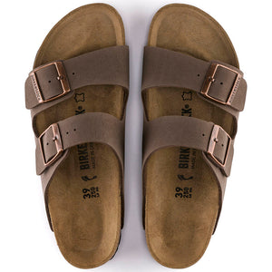 Birkenstock Womens Arizona 2 Strap Sandal  Birkibuc Mocha