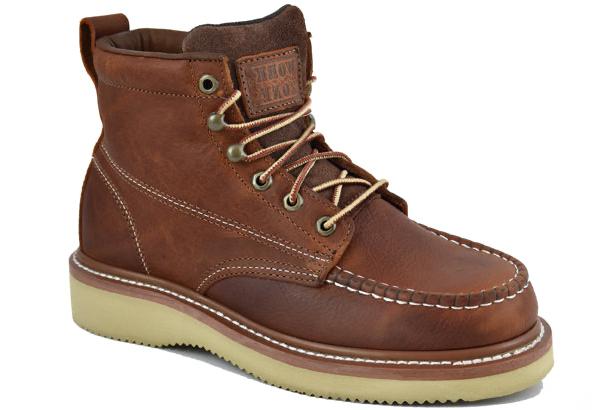 Work Zone Mens 6 Inch Lace Up Soft Toe Work Boot