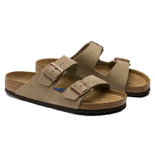 Load image into Gallery viewer, Birkenstock Arizona Soft Footbed Unisex Sandal Taupe Suede
