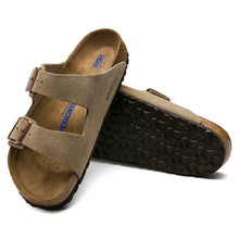 Load image into Gallery viewer, Birkenstock Arizona Soft Footbed Unisex Sandal Taupe Suede
