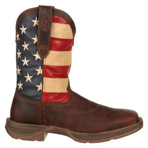 Durango Men’s Rebel Flag 11” Pull On Soft Toe Work Boot