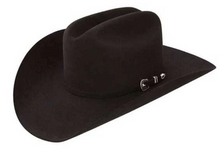 Load image into Gallery viewer, Resistol Men&#39;s 4 Inch Brim George Strait Felt Hat Black
