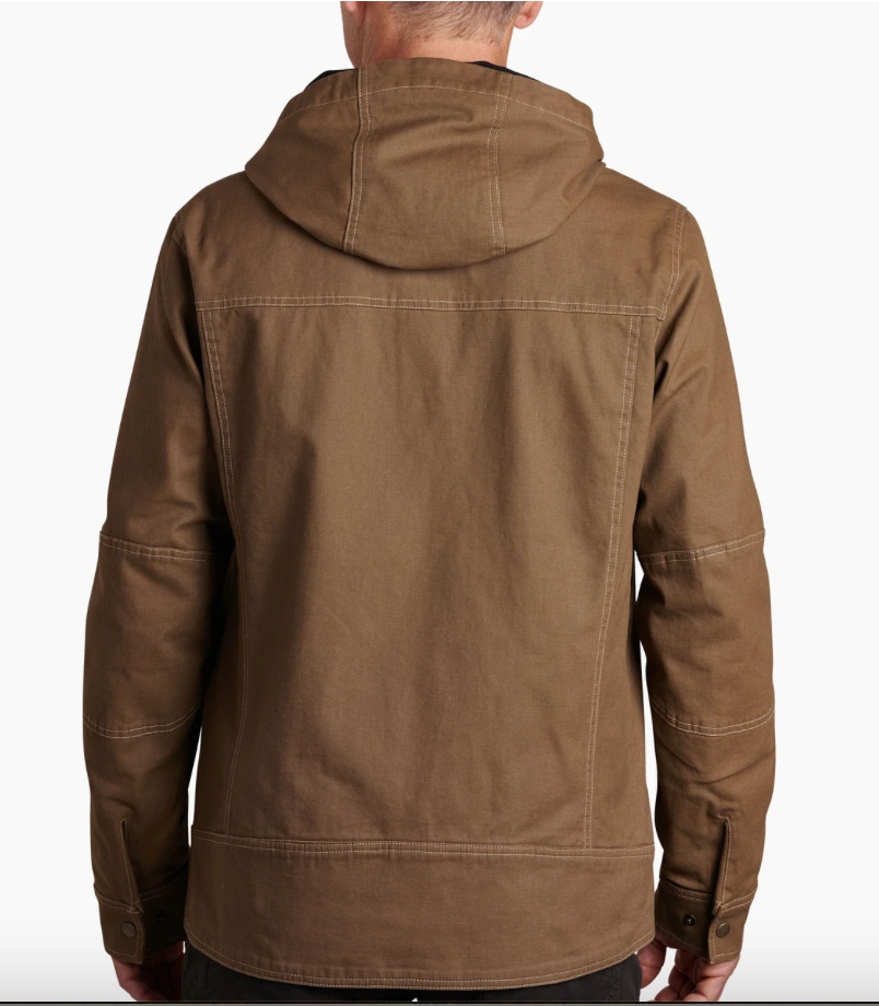 Kuhl Mens Law Hooded Jacket Dark Khaki