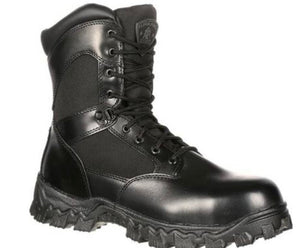 Rocky Mens Alpha Force Zipper Composite Toe Public Service Boot