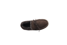 Load image into Gallery viewer, Superlamb Mens Moccasin Deluxe Sheepskin Slipper Chocolate
