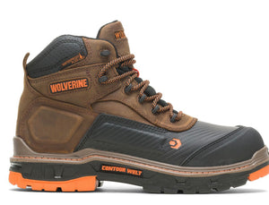 Wolverine Mens Overpass Carbonmax 6 Inch Composite Toe Work Boot