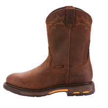 Load image into Gallery viewer, Ariat Mens Workhog Pull On  Waterproof Soft Toe Work Boot Brown
