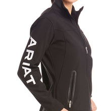 Load image into Gallery viewer, Ariat Womens New Team Softshell Jacket Black
