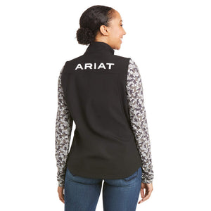 Ariat Womens New Team Softshell Vest Black