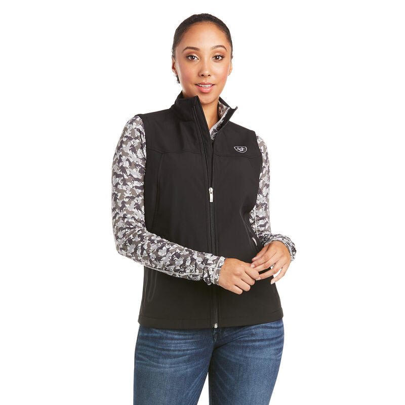 Ariat Womens New Team Softshell Vest Black