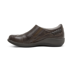 Aetrex Karina Womens Monk Strap Casual Shoe Iron