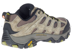 Merrell Mens Moab 3 Low Top Hiking Sneaker Walnut/Moss