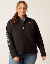 Load image into Gallery viewer, Ariat Womens New Team Softshell Jacket Black
