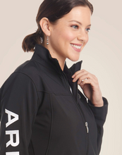 Load image into Gallery viewer, Ariat Womens New Team Softshell Jacket Black
