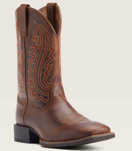 Ariat  Mens Sport Big Country Western Boot Almond Buff