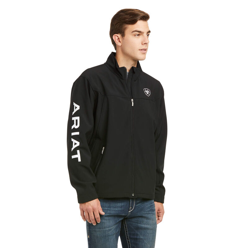 Ariat Mens Team  Softshell Jacket Black