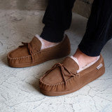 Bearpaw Mens Moc II Suede Moccasin Slipper Hickory