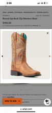 Load image into Gallery viewer, Ariat Womens Roundup Back Zip  Western Boot
