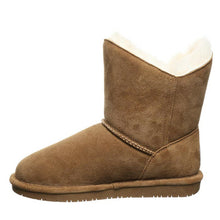 Load image into Gallery viewer, Bearpaw Rosaline Hickory Button Short Boot Hickory
